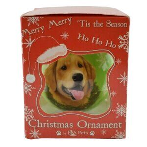 ES Pets Dog Unbreakable Ball Golden Retriever New Christmas Ornament